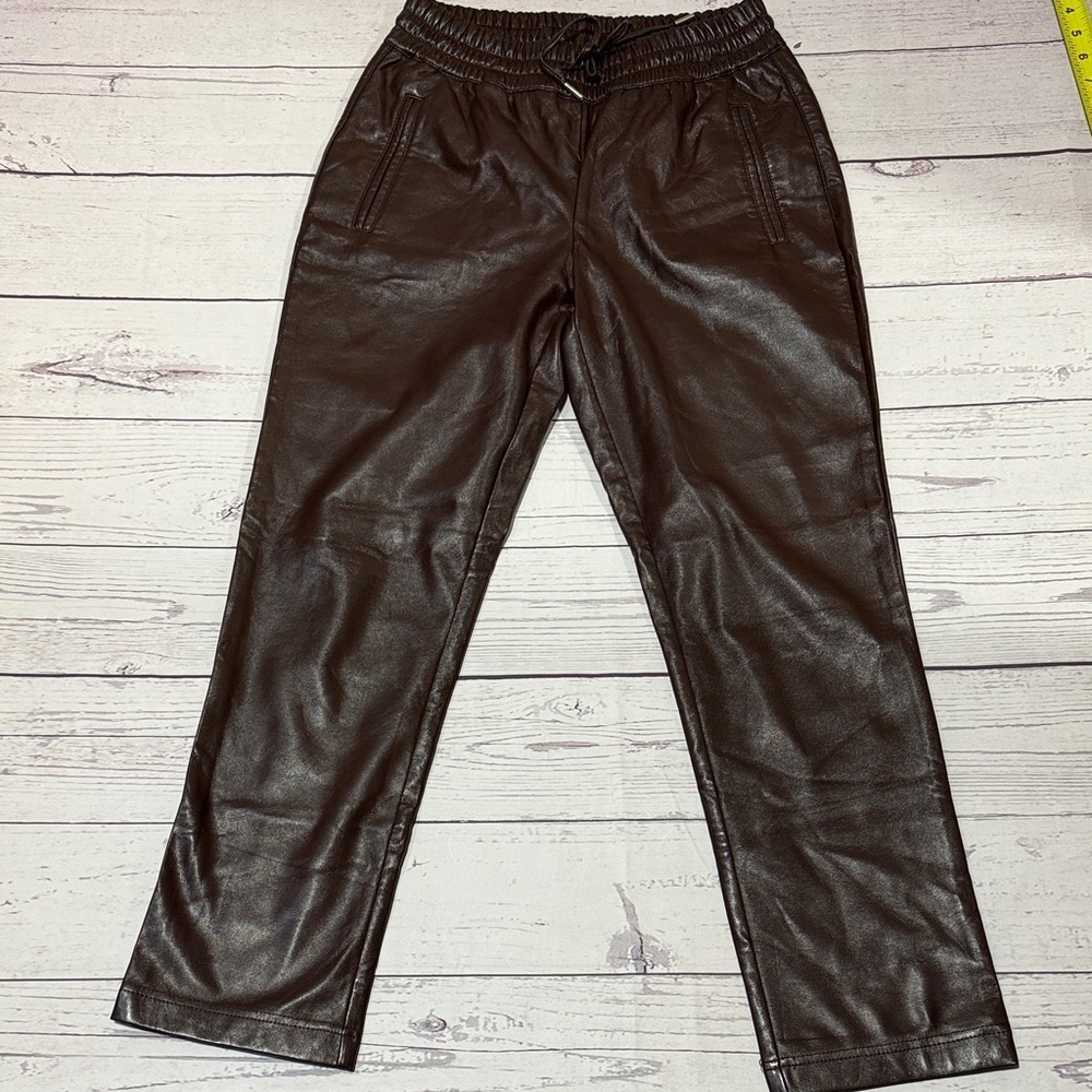 Maison Cinqcent faux leather pants